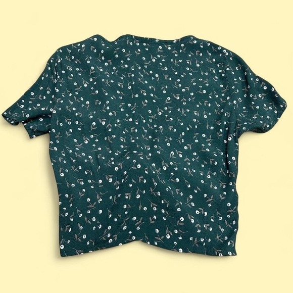Green Floral Fairy Tie Top - Picture 2 of 5
